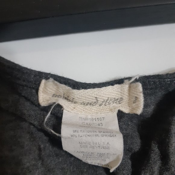 Pebble & stone grey knot twist shirt Anthopologie - Picture 3 of 3